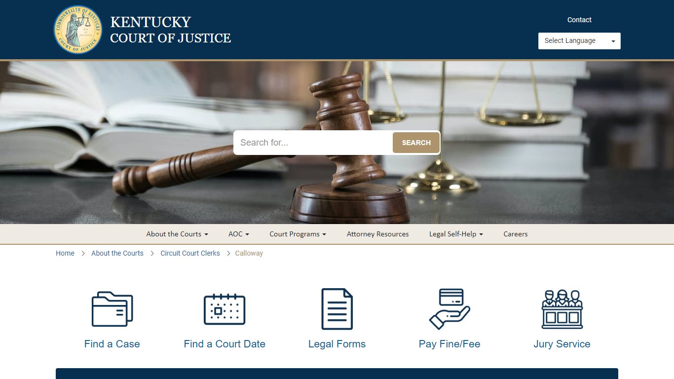 Calloway - Kentucky Court of Justice
